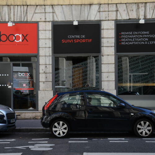 Façade du centre sportif boax